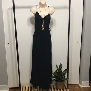 Black maxi dress